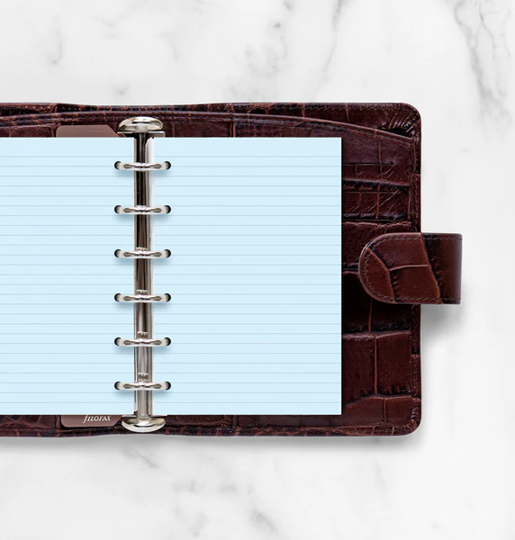 Бланки для органайзерівБланки в лінію Filofax, Pocket, блакитні придбати в Dreamarium