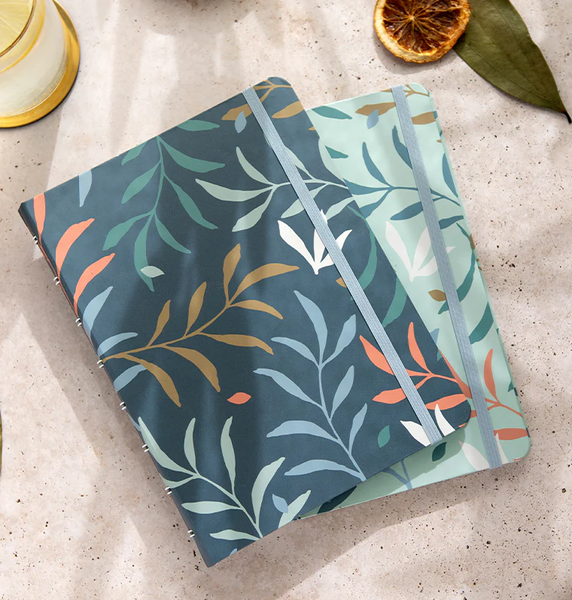 Блокноти зі змінними аркушамиБлокнот Filofax Botanical A5, Blue придбати в Dreamarium