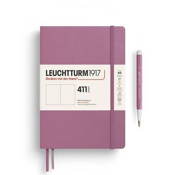 БлокнотиБлокнот Leuchtturm1917 Середній, 411 сторінок, Dusty Rose, Чисті аркуші придбати в Dreamarium