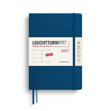 Датовані блокнотиЩотижневик Leuchtturm1917 Medium (A5) 2027 Indigo придбати в Dreamarium