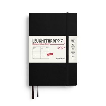 Датовані блокнотиЩотижневик Leuchtturm1917 Paperback (B6+) 2027 Black придбати в Dreamarium