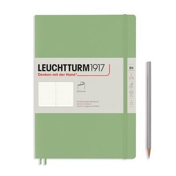 БлокнотиБлокнот Leuchtturm1917 Composition (B5), М'яка обкладинка, Sage, крапка придбати в Dreamarium