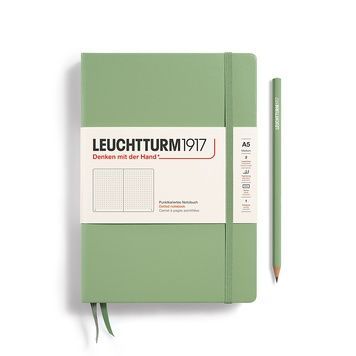 БлокнотиБлокнот Leuchtturm1917 Середній, Sage, крапка придбати в Dreamarium