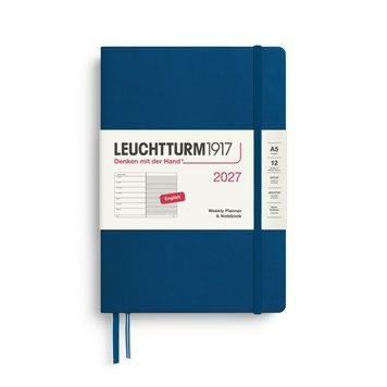 Датовані блокнотиЩотижневик з нотатками Leuchtturm1917 Medium (A5) 2027 Indigo придбати в Dreamarium