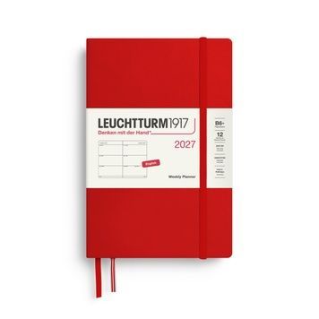Датовані блокнотиЩотижневик Leuchtturm1917 Paperback (B6+) 2027 Cherry придбати в Dreamarium