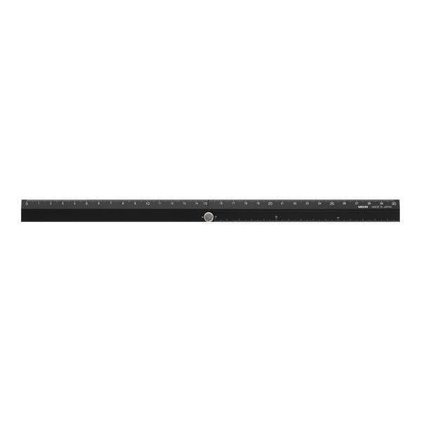 ЛінійкиКомпактна мультифункціональна лінійка Midori, Multiple Ruler, 30 см, Алюміній, Чорний придбати в Dreamarium