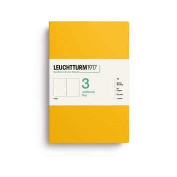 БлокнотиБлокнот Leuchtturm1917, Jottbook Pur, Medium, Sunflower, 3 шт, чисті аркуші придбати в Dreamarium