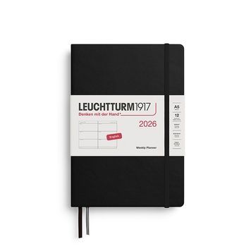 Датовані блокнотиЩотижневик Leuchtturm1917 Medium (A5) 2026 Black придбати в Dreamarium