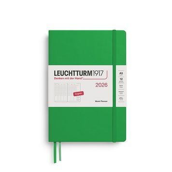 Датовані блокнотиЩотижневик в колонках Leuchtturm1917 Medium (A5) 2026 Spring Leaf придбати в Dreamarium