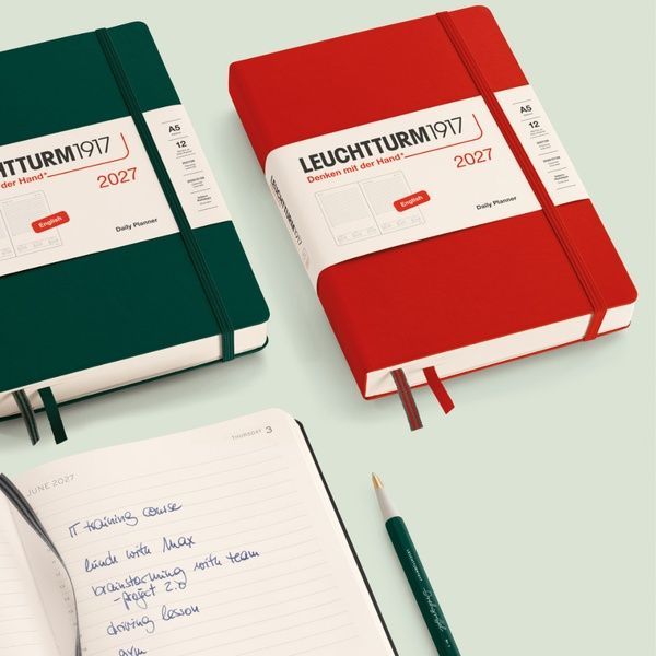 Датовані блокнотиЩоденник Leuchtturm1917 Pocket (A6) 2027 Cherry придбати в Dreamarium