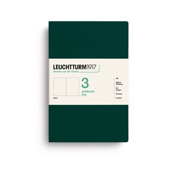 БлокнотиБлокнот Leuchtturm1917, Jottbook Pur, Medium, Forest Green, 3 шт, чисті аркуші придбати в Dreamarium