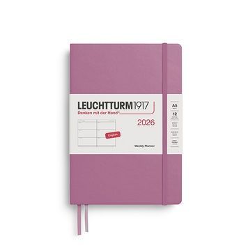 Датовані блокнотиЩотижневик Leuchtturm1917 Medium (A5) 2026 Dusty Rose придбати в Dreamarium