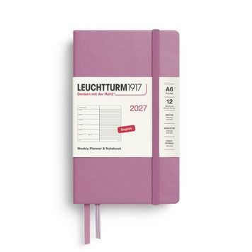 Датовані блокнотиЩотижневик з нотатками Leuchtturm1917 Pocket (A6) 2027 Dusty Rose придбати в Dreamarium