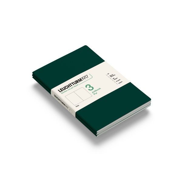 БлокнотиБлокнот Leuchtturm1917, Jottbook Pur, Medium, Forest Green, 3 шт, чисті аркуші придбати в Dreamarium