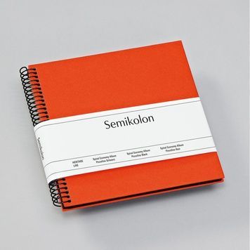 Фотоальбоми на спіраліФотоальбом на спіралі Semikolon, Piccolino, чорні сторінки, orange придбати в Dreamarium