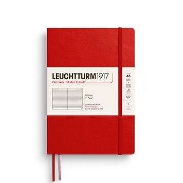 БлокнотиБлокнот Leuchtturm1917, Середній, М'яка обкладинка, Cherry, Лінія придбати в Dreamarium