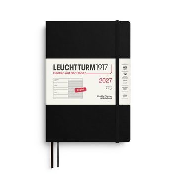 Датовані блокнотиЩотижневик з нотатками Leuchtturm1917 Medium (A5) м'яка обкл., 2027 Black придбати в Dreamarium
