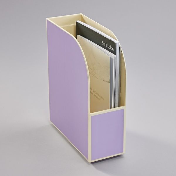 Коробки для документівКоробка вертикальна для документів Semikolon, lilac silk придбати в Dreamarium