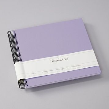 Фотоальбоми на спіраліФотоальбом на спіралі Semikolon, Economy Medium, кремові сторінки, lilac silk придбати в Dreamarium