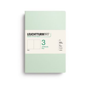 БлокнотиБлокнот Leuchtturm1917, Jottbook Pur, Medium, Mint Green, 3 шт, чисті аркуші придбати в Dreamarium