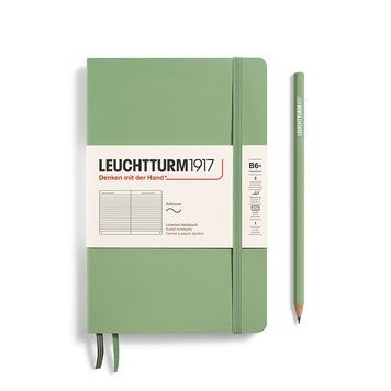 БлокнотиБлокнот Leuchtturm1917 Paperback (B6+), М'яка обкладинка, Sage, Лінія придбати в Dreamarium