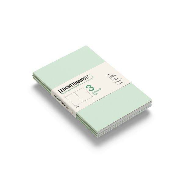БлокнотиБлокнот Leuchtturm1917, Jottbook Pur, Medium, Mint Green, 3 шт, чисті аркуші придбати в Dreamarium