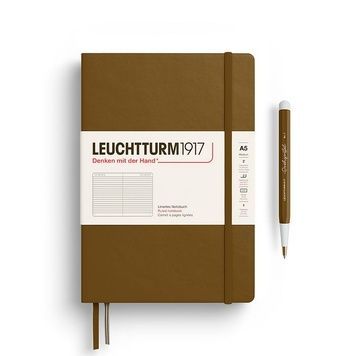 БлокнотиБлокнот Leuchtturm1917 Середній, Spice Brown, Лінія придбати в Dreamarium