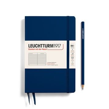БлокнотиБлокнот Leuchtturm1917 Paperback (B6+), Темно-синій, Лінія придбати в Dreamarium