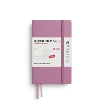 Датовані блокнотиЩотижневик з нотатками Leuchtturm1917 Pocket (A6) 2026 Dusty Rose придбати в Dreamarium