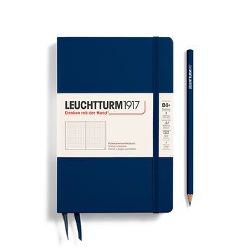 БлокнотиБлокнот Leuchtturm1917 Paperback (B6+), Темно-синій, Крапка придбати в Dreamarium