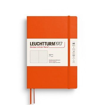 БлокнотиБлокнот Leuchtturm1917, Середній, М'яка обкладинка, Pumpkin, Крапка придбати в Dreamarium