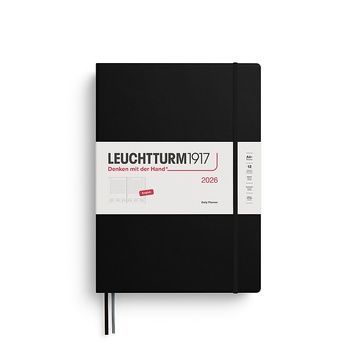 Датовані блокнотиЩоденник Leuchtturm1917 Master (A4+) 2026 Black придбати в Dreamarium