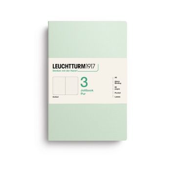 БлокнотиБлокнот Leuchtturm1917, Jottbook Pur, Medium, Mint Green, 3 шт, крапка придбати в Dreamarium