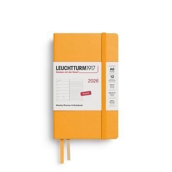 Датовані блокнотиЩотижневик з нотатками Leuchtturm1917 Pocket (A6) 2026 Rising Sun придбати в Dreamarium