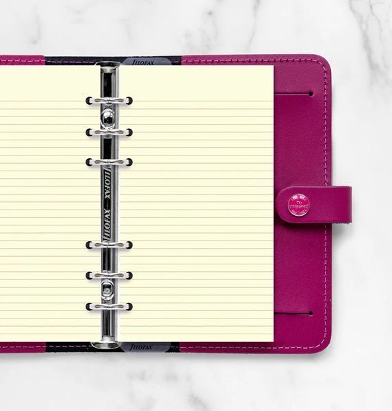 Бланки для органайзерівБланки в лінію Filofax, Personal, cotton cream придбати в Dreamarium
