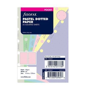 Бланки для органайзерівБланки в крапку до органайзеру Filofax, Pocket, pastel придбати в Dreamarium