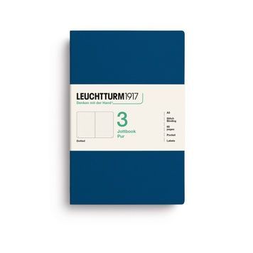 БлокнотиБлокнот Leuchtturm1917, Jottbook Pur, Medium, Indigo, 3 шт, крапка придбати в Dreamarium