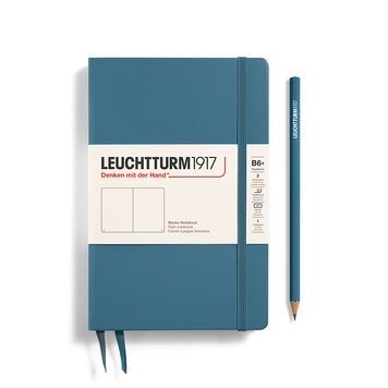 БлокнотиБлокнот Leuchtturm1917 Paperback (B6+), Stone Blue, Чисті аркуші придбати в Dreamarium