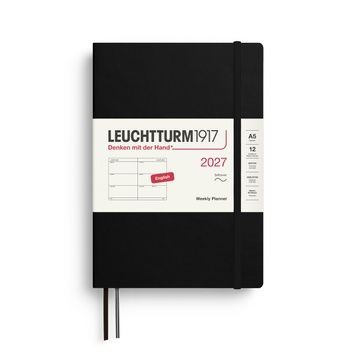 Датовані блокнотиЩотижневик Leuchtturm1917 Medium (A5) м'яка обкл., 2027 Black придбати в Dreamarium