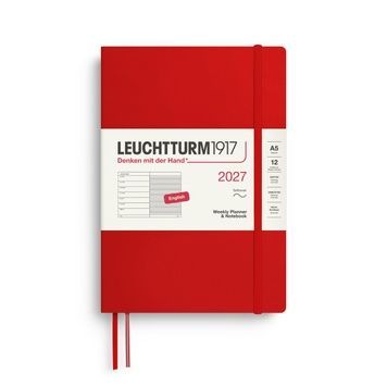 Датовані блокнотиЩотижневик з нотатками Leuchtturm1917 Medium (A5) м'яка обкл., 2027 Cherry придбати в Dreamarium